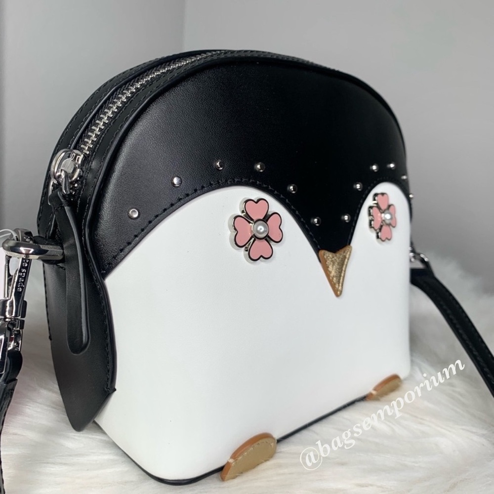 Kate Spade Frosty Penguin Crossbody Bag - Picture 2 of 8